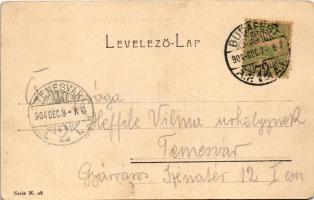 1904 Budapest XIV. Ezredéves emlékoszlop (Hősök tere) (fl)