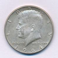 Amerikai Egyesült Államok 1964. 1/2$ Ag "Kennedy" T:AU,XF patina
USA 1964. 1/2 Dollar Ag ...