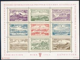 Ausztria 1965 WIPA bélyegkiállítás levélzáró kisív