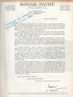 Le Cinéma, Art de notre temps. Revue de Département Exportation Kodak-Pathé, No 11. [A francia-ameri...