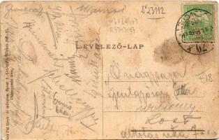 1913 Budapest V. Katona Géza éttermei és Klotild kávéháza, belső. Váci utca 38. Biró Pál fényképész ...