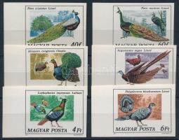1977 Pávák ívszéli vágott sor (6.000)