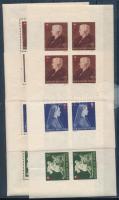 1942 Vöröskereszt II. kisívsor (25.000) (8f vágott törés a kereten / fold on margin)