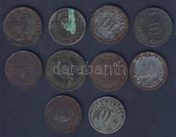 ~1910-1942. 10db 10f T:vegyes