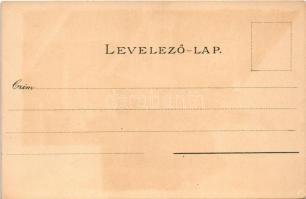 Budapest I. Buda, kilátás a Várkertből. Kuenstlerpostkarte No. 2303. von Ottmar Zieher Kunstanstalt ...