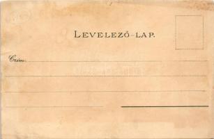 Budapest I. Kilátás a Gellérthegyre, Tabán, Lánchíd. Kuenstlerpostkarte No. 2305. von Ottmar Zieher ...