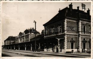 1943 Kolozsvár, Cluj; Vasútállomás / railway station (EB)