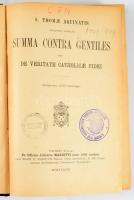 S. Thomae Aquinatis: Summa contra gentiles. Taurini [Torino], 1938, Marietti, XXIII+1+560 p. Latin n...