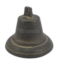Régi bronz csengő, m: 7 cm