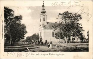 1904 Jászalsószentgyörgy, Alsószentgyörgy; Római katolikus templom. Takáts Herman kiadása (EK)