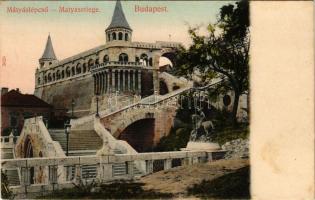 Budapest I. Mátyás lépcső, Halászbástya. Taussig Arthur 3028. (fl)