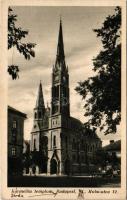 1942 Budapest XIII. Sarutlan kármeliták temploma. Huba utca 12. (EK)