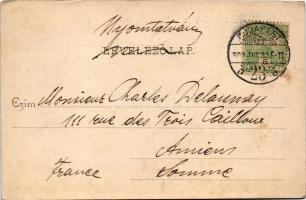 1902 Szinérváralja, Szinyérváralja, Seini; templom, Boér Károly üzlete / church, shop (EK)
