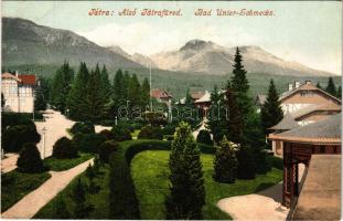 Alsótátrafüred, Tátrafüred, Unter-Schmecks, Dolny Smokovec (Magas-Tátra, Vysoké Tatry); szálloda, vi...