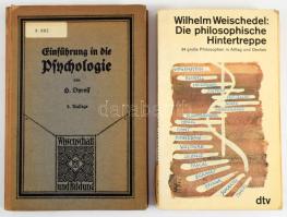 Dyroff, Adolf: Einführung in die Psychologie. Wissenschaft und Bildung 37. Leipzig, 1917, Quelle &am...