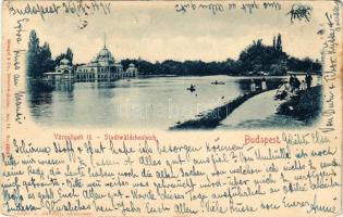 1898 Budapest XIV. Városligeti tó. Stengel &amp; Co. (EB)