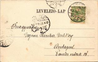 1903 Budapest, Lánchíd, pesti rakpart (EB)