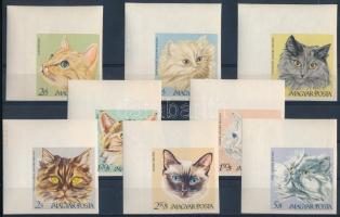 1968 Macskák ívsarki vágott sor (8.000)