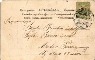 1905 Budapest, Szabadság tér, Városliget, Vajdahunyad vára. Art Nouveau (EM)