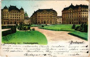 1905 Budapest V. Szabadság tér. litho (EM)