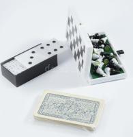 Mágneses sakk, domino, kártya