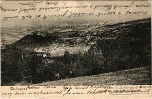 1904 Budapest XII. Jánoshegy, kilátás a Jánoshegyről (EK)