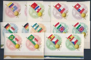 1962 Labdarúgó VB (I.) - Chile vágott sor ívszéli párokban (12.000)