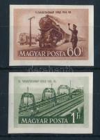 1952 Vasutasnap vágott sor (7.000)