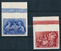 1952 Bélyegnap vágott ívszéli sor (20.000) (2Ft apró folt a gumiban / tiny spot in gum)