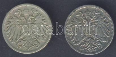 Ausztria 1909-1916. 10f (2x) T:2-/3+