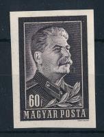 1953 Sztálin-gyász vágott bélyeg (6.000)