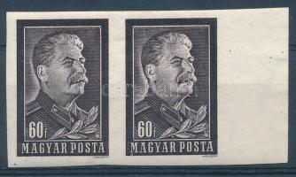 1953 Sztálin-gyász vágott ívszéli pár (12.000)