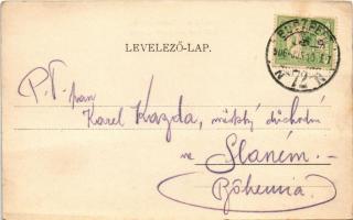 1906 Budapest I. Halászbástya (gyűrődés / crease)