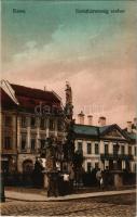 1916 Kassa, Kosice; Szentháromság szobor. Radó Béláné kiadása / Trinity statue (EK)