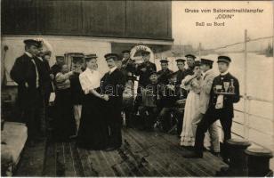 Salonschnelldampfer "ODIN", Ball an Bord. Arthur Schuster / German express steamer, steams...