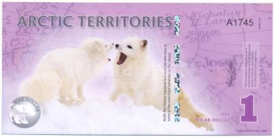 Sarkvidéki területek 2012. 1$ fantázia bankjegy "A1745" T:UNC
Arctic Territories 2012. 1 ...