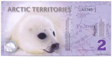 Sarkvidéki területek 2012. 2$ fantázia bankjegy "A1745" T:UNC
Arctic Territories 2012. 2 ...