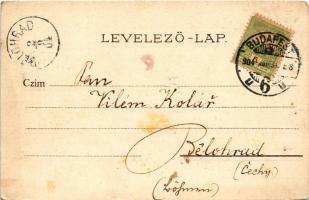 1904 Budapest VIII. Népszínház. litho (EK)