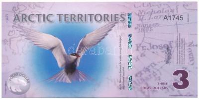 Sarkvidéki területek 2012. 3$ fantázia bankjegy "A1745" T:UNC
Arctic Territories 2012. 3 ...