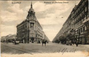 1906 Budapest VI. Andrássy út, Bajcsy-Zsilinszky út sarok (fl)