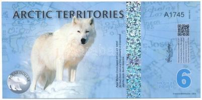Sarkvidéki területek 2012. 6$ fantázia bankjegy "A1745" T:UNC
Arctic Territories 2012. 6 ...