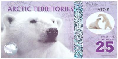 Sarkvidéki területek 2012. 25$ fantázia bankjegy "A1745" T:UNC
Arctic Territories 2012. 2...