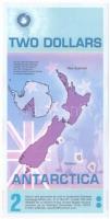 Antarktisz 2008. 2$ fantázia bankjegy "SPC99545" T:UNC
Antarctica 2008. 2 Dollars fantasy...