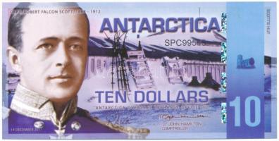 Antarktisz 2011. 10$ fantázia bankjegy "SPC99545" T:UNC
Antarctica 2011. 10 Dollars fanta...