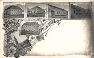 1899 Pelsőc with the Institute for the mentally disabled and the Gömör Wood Co.