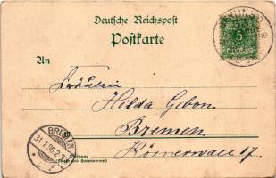 1896 Berlin, Berliner Kolonial Ausstellung, Yaunde, Dualla-Dorf. J. Goldiner / Great Industrial Expo...