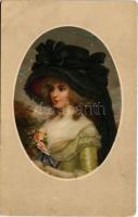 1911 Lady art postcard. M. Munk Vienne Nr. 559. litho (fl)