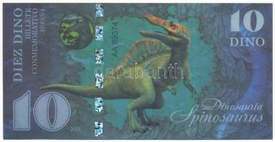 Spanyolország 2021. 10D fantázia bankjegy "AA89374" T:UNC
Spain 2021. 10 Dino fantasy ban...