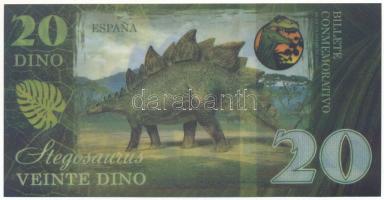 Spanyolország 2021.20D fantázia bankjegy "AA89374" T:UNC
Spain 2021. 20 Dino fantasy bank...