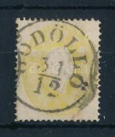 1861 2kr sárga "GÖDÖLLŐ" Sign: Goller